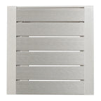 Salon de jardin Cape Coral en aluminium 3 pièces avec table en forme de C par Christopher Knight Home