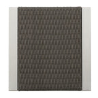 Salon de jardin Cape Coral en aluminium 3 pièces avec table en forme de C par Christopher Knight Home