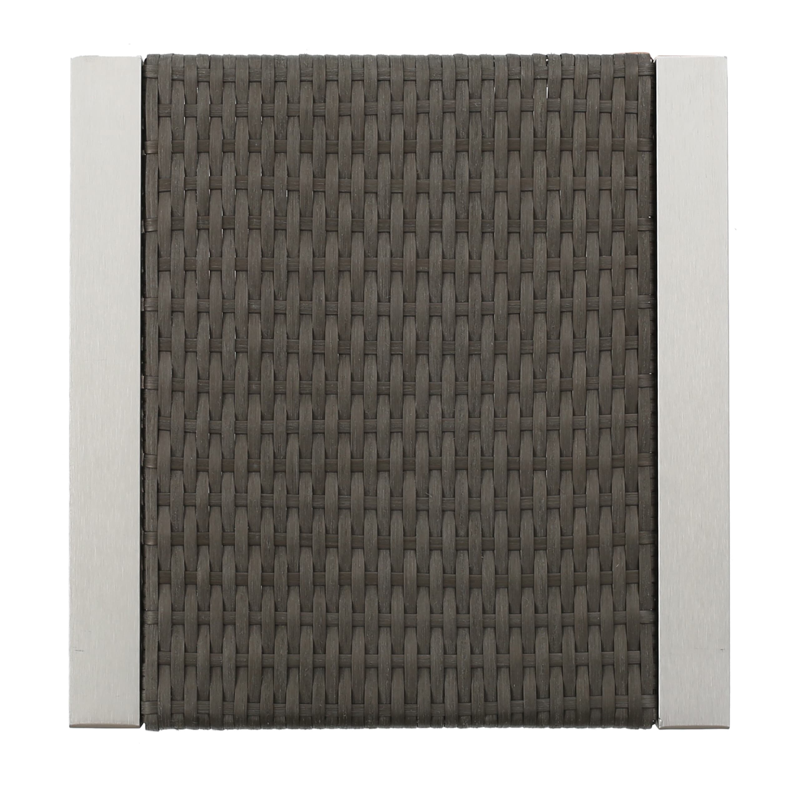 Salon de jardin Cape Coral en aluminium 3 pièces avec table en forme de C par Christopher Knight Home