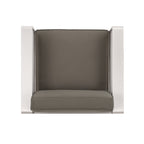 Salon de jardin Cape Coral en aluminium 3 pièces avec table en forme de C par Christopher Knight Home