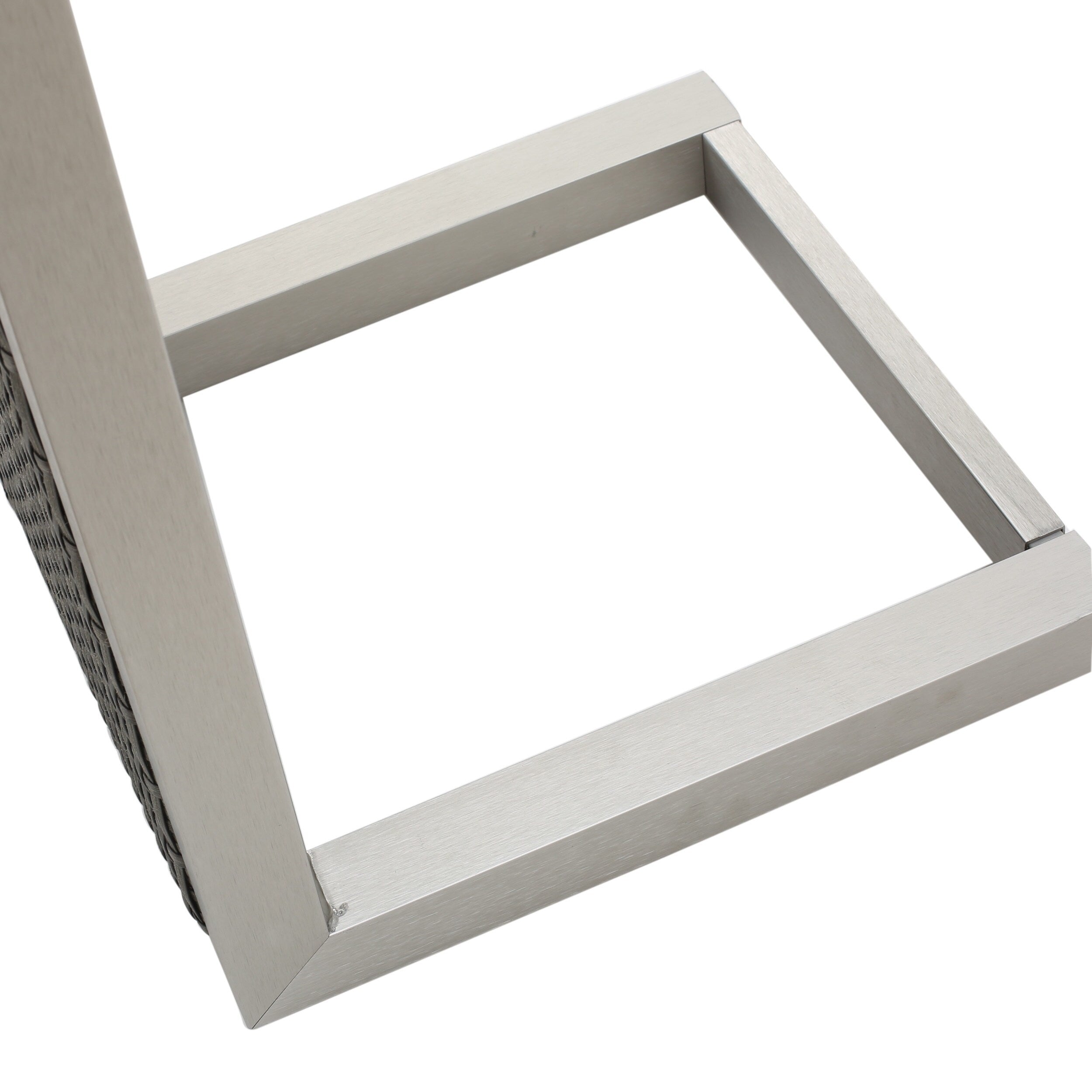 Salon de jardin Cape Coral en aluminium 3 pièces avec table en forme de C par Christopher Knight Home