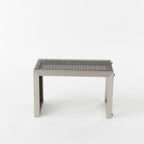 Salon de jardin Cape Coral en aluminium 3 pièces avec table en forme de C par Christopher Knight Home