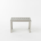 Salon de jardin Cape Coral en aluminium 3 pièces avec table en forme de C par Christopher Knight Home