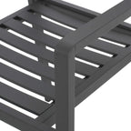 Ensemble de salle à manger d'extérieur en aluminium Cape Coral 6 places par Christopher Knight Home