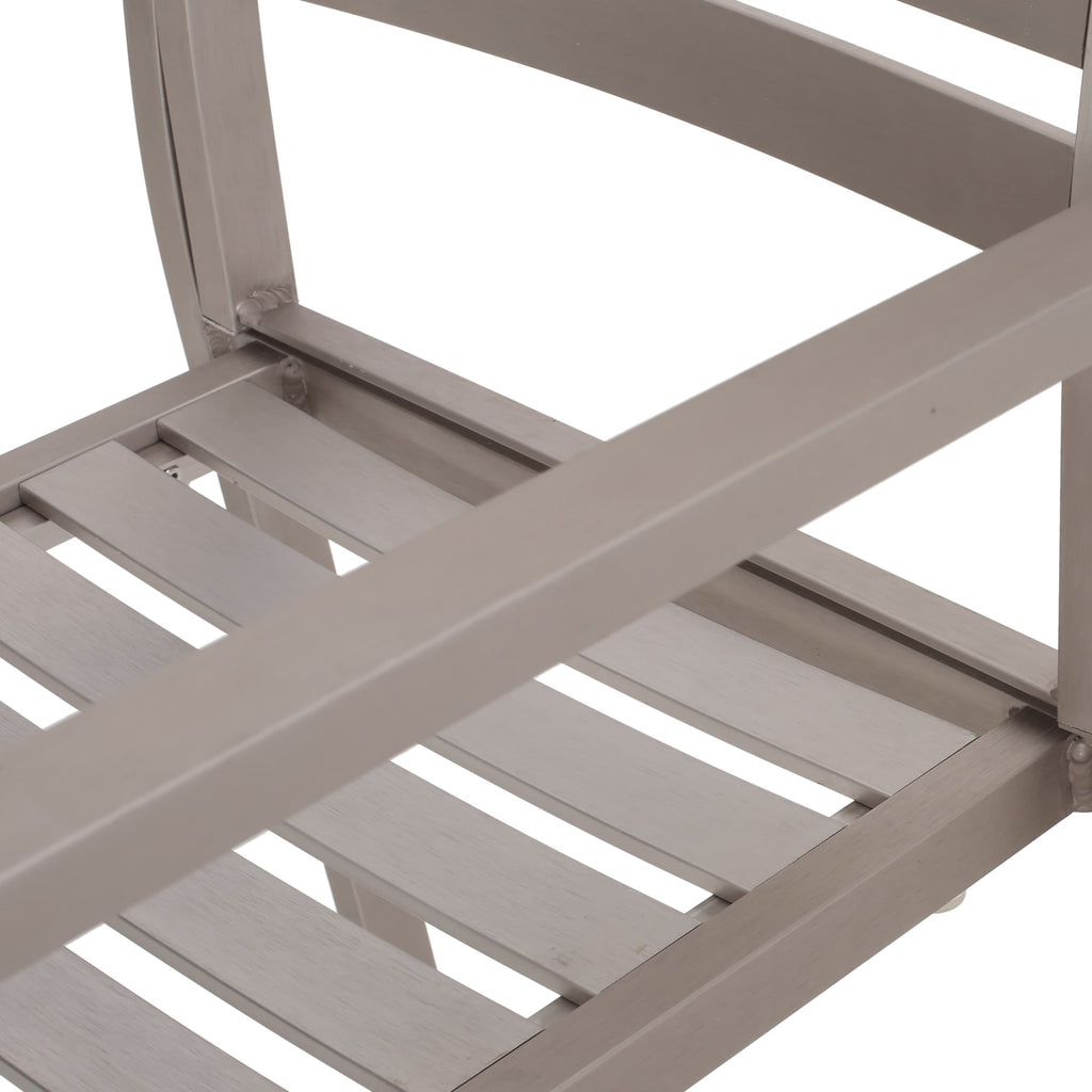 Ensemble de salle à manger d'extérieur en aluminium Cape Coral 6 places par Christopher Knight Home