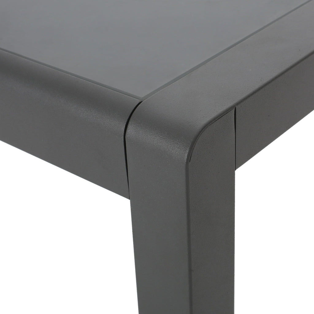 Ensemble de salle à manger d'extérieur en aluminium Cape Coral 6 places par Christopher Knight Home