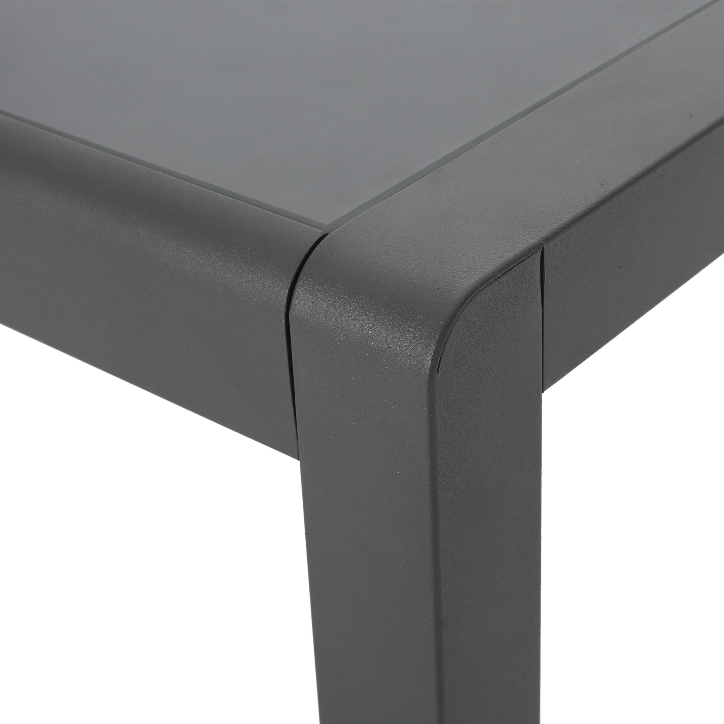 Ensemble de salle à manger d'extérieur en aluminium Cape Coral 6 places par Christopher Knight Home