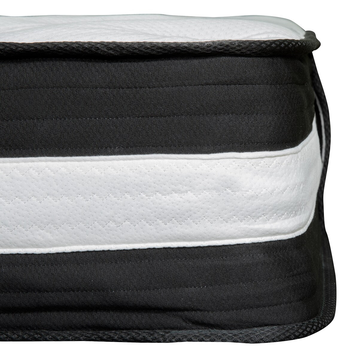 Matelas 12 mousses et ressorts ensachés, matelas en boîte - Matelas haut de gamme - Blanc