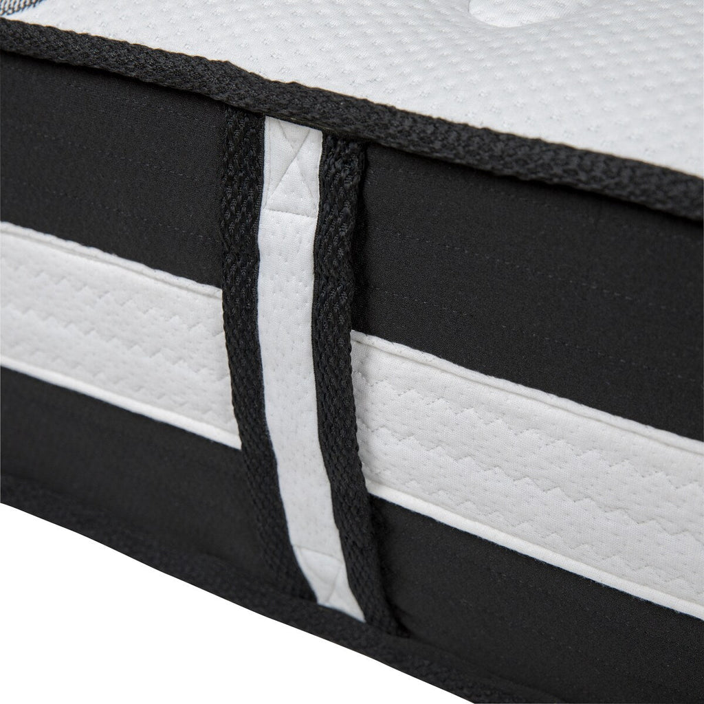 Matelas 12 mousses et ressorts ensachés, matelas en boîte - Matelas haut de gamme - Blanc