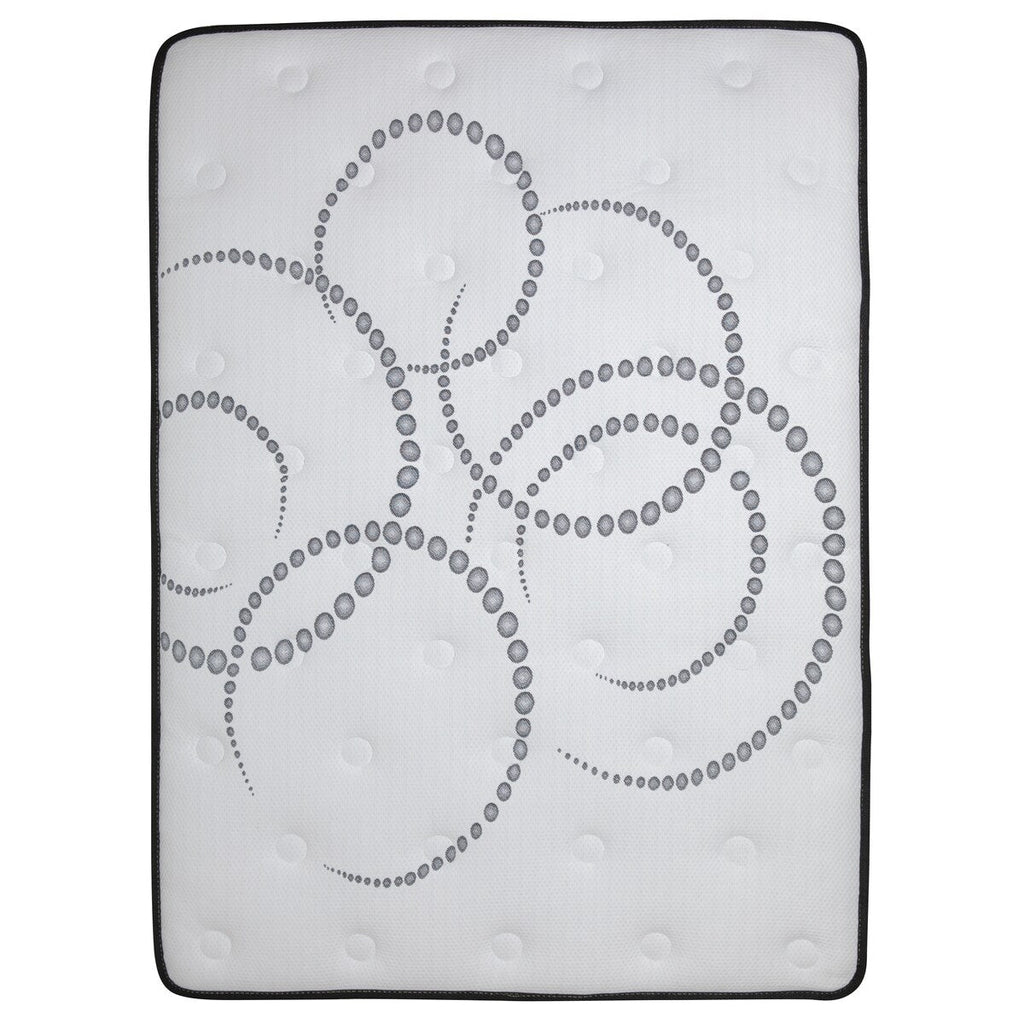Matelas 12 mousses et ressorts ensachés, matelas en boîte - Matelas haut de gamme - Blanc
