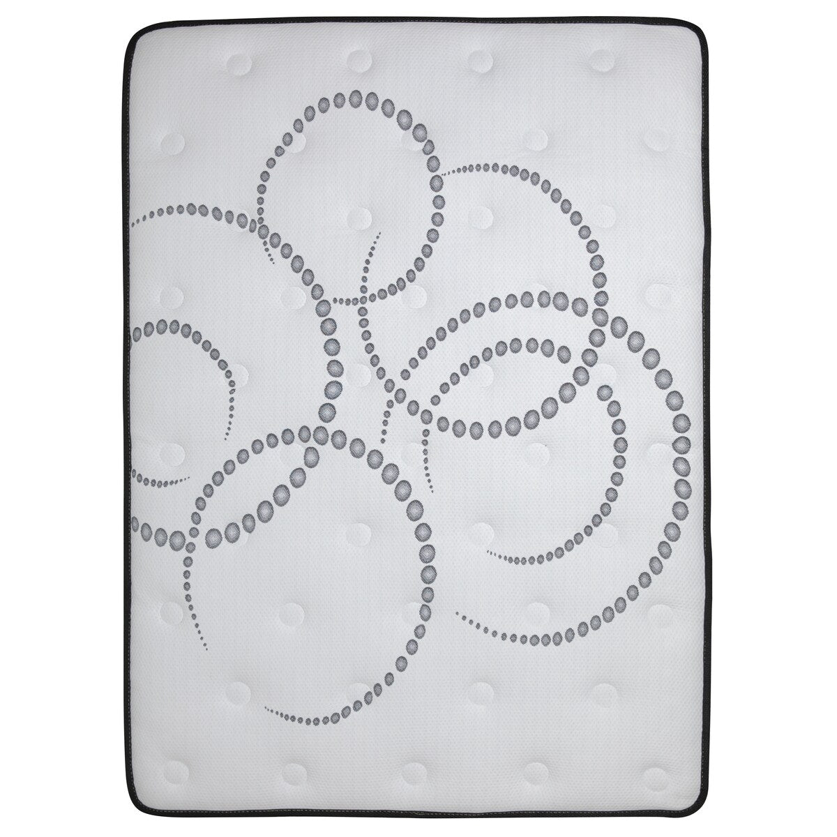 Matelas 12 mousses et ressorts ensachés, matelas en boîte - Matelas haut de gamme - Blanc
