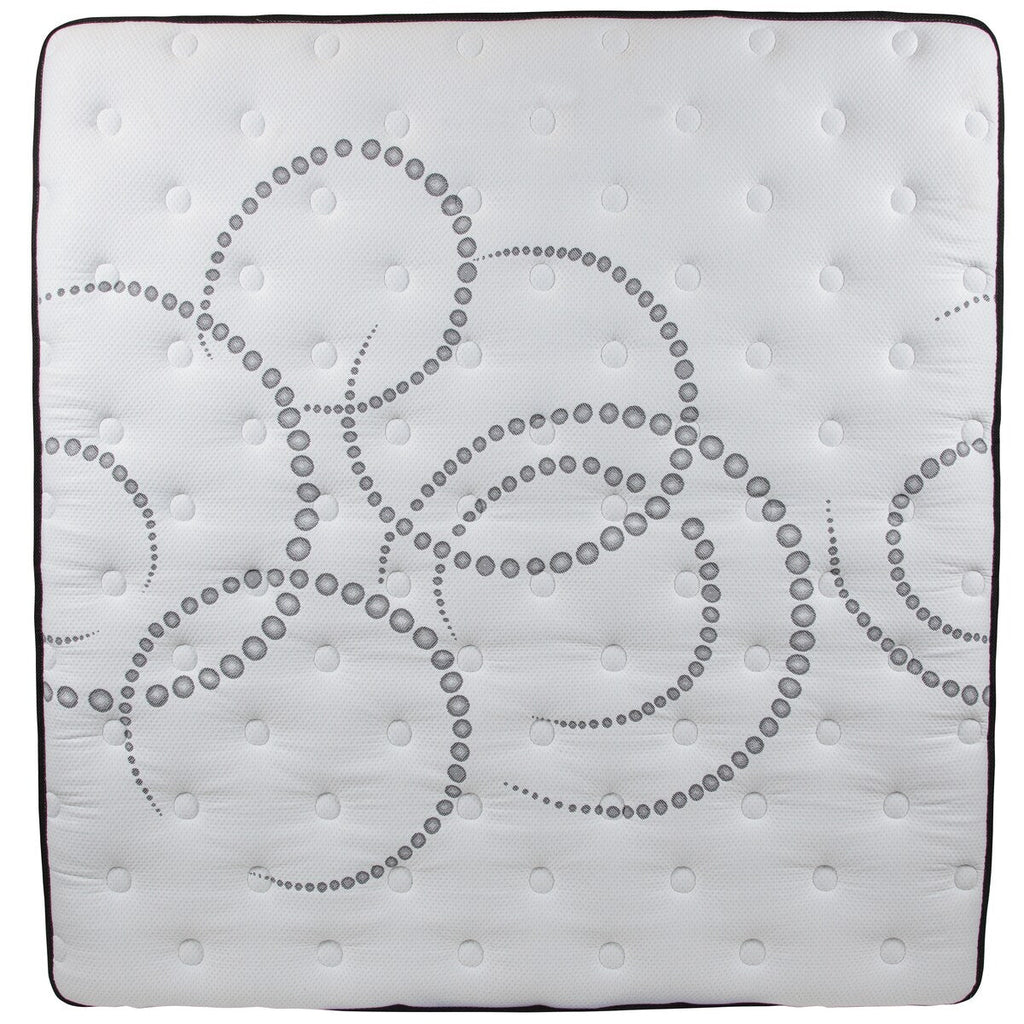 Matelas 12 mousses et ressorts ensachés, matelas en boîte - Matelas haut de gamme - Blanc