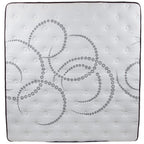 Matelas 12 mousses et ressorts ensachés, matelas en boîte - Matelas haut de gamme - Blanc