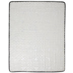 Matelas 12 mousses et ressorts ensachés, matelas en boîte - Matelas haut de gamme - Blanc