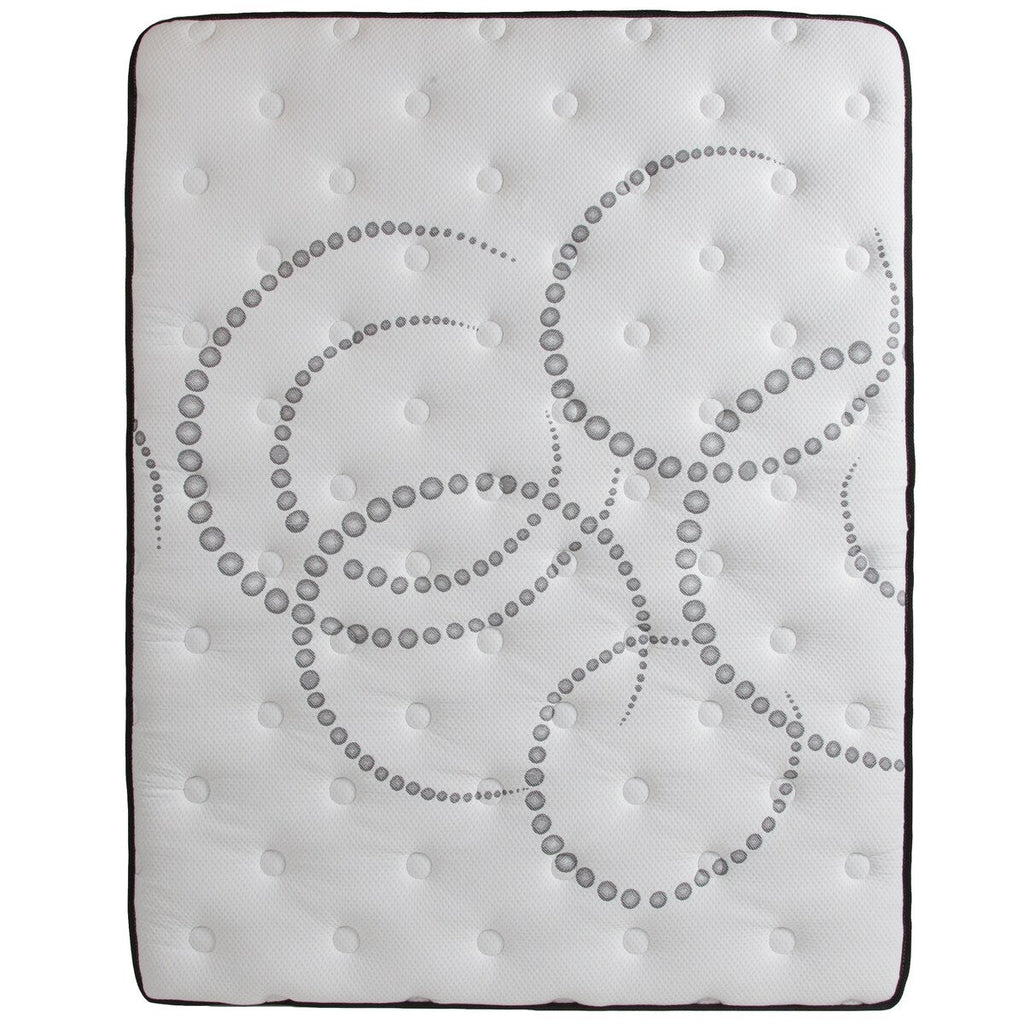 Matelas 12 mousses et ressorts ensachés, matelas en boîte - Matelas haut de gamme - Blanc