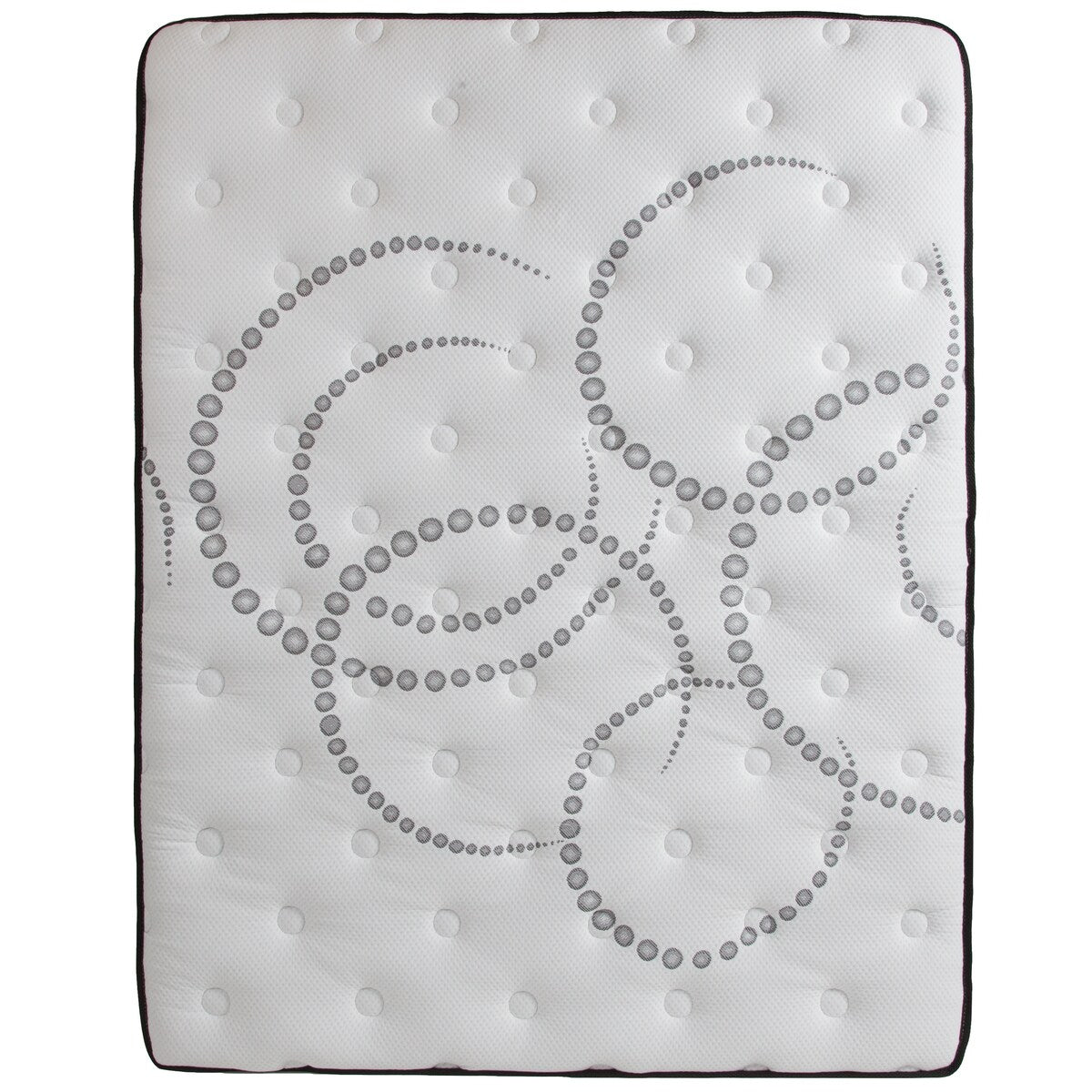Matelas 12 mousses et ressorts ensachés, matelas en boîte - Matelas haut de gamme - Blanc
