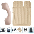 Matelas gonflable pour siège arrière de voiture avec pompe à air