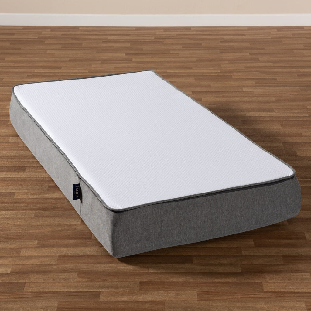 Matelas Cara en mousse à mémoire de forme hypoallergénique triple couche de 10 pouces pour lit simple