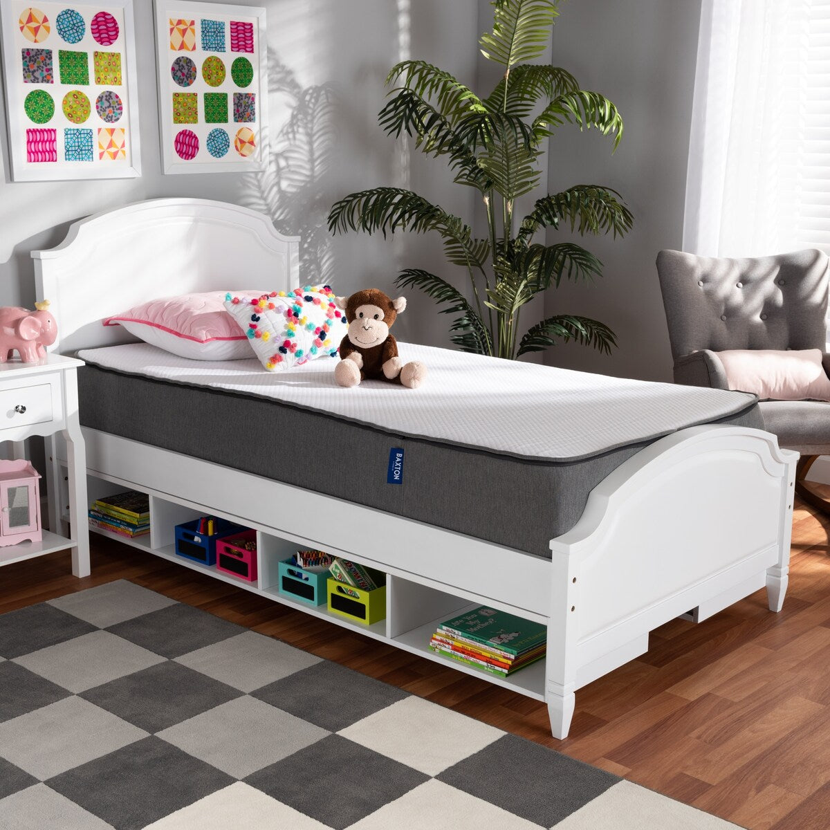 Matelas Cara en mousse à mémoire de forme hypoallergénique triple couche de 10 pouces pour lit simple