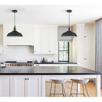 Suspension industrielle mini en métal Carbon Loft Kamari