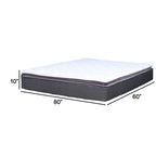 Matelas hybride Cari 10 pouces en mousse à mémoire de forme, infusé de gel, ressorts ensachés