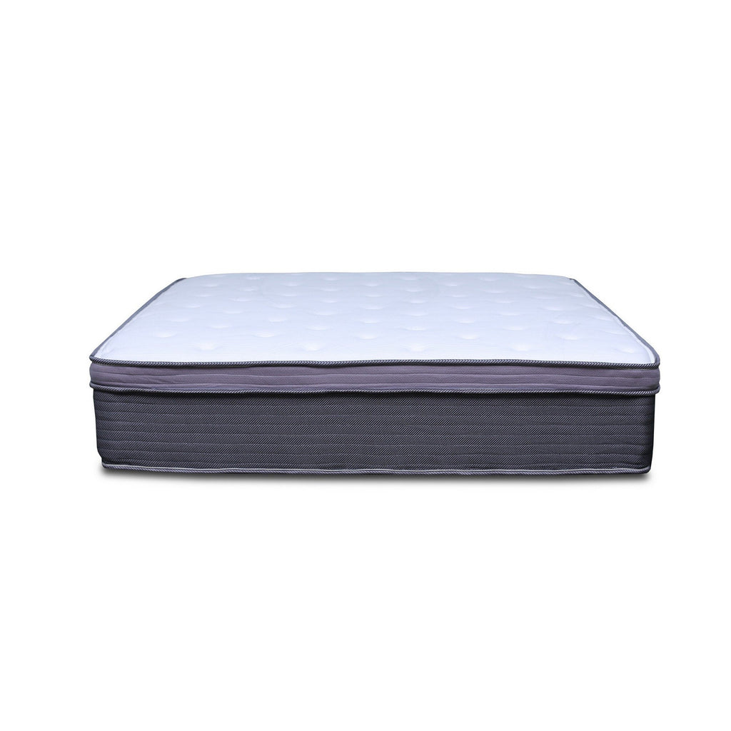 Matelas hybride Cari California King 12 pouces, mousse à mémoire de forme et ressorts ensachés