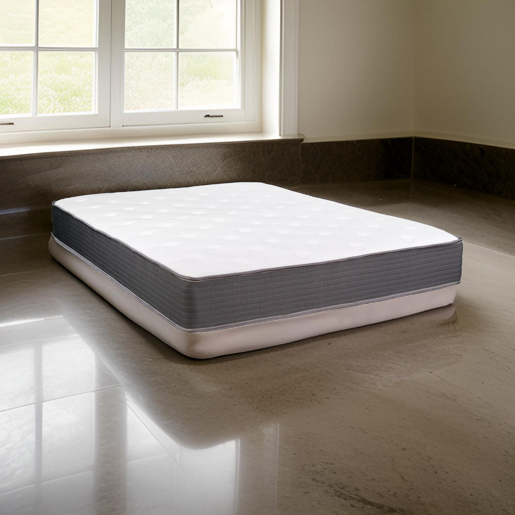 Matelas hybride Cari 8 pouces, double, mousse à mémoire de forme Cool Gel, ressorts ensachés