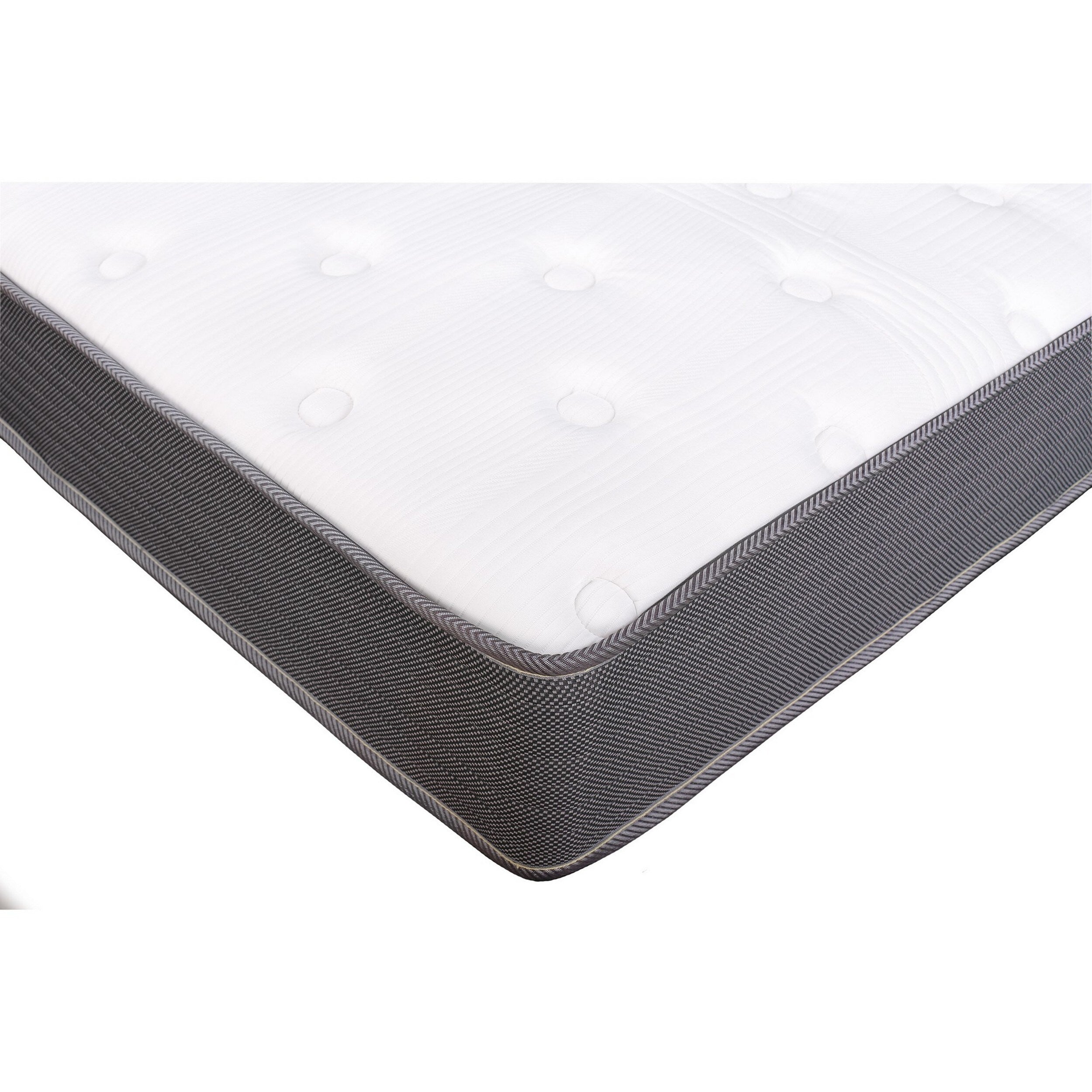 Matelas hybride Cari 8 pouces, double, mousse à mémoire de forme Cool Gel, ressorts ensachés
