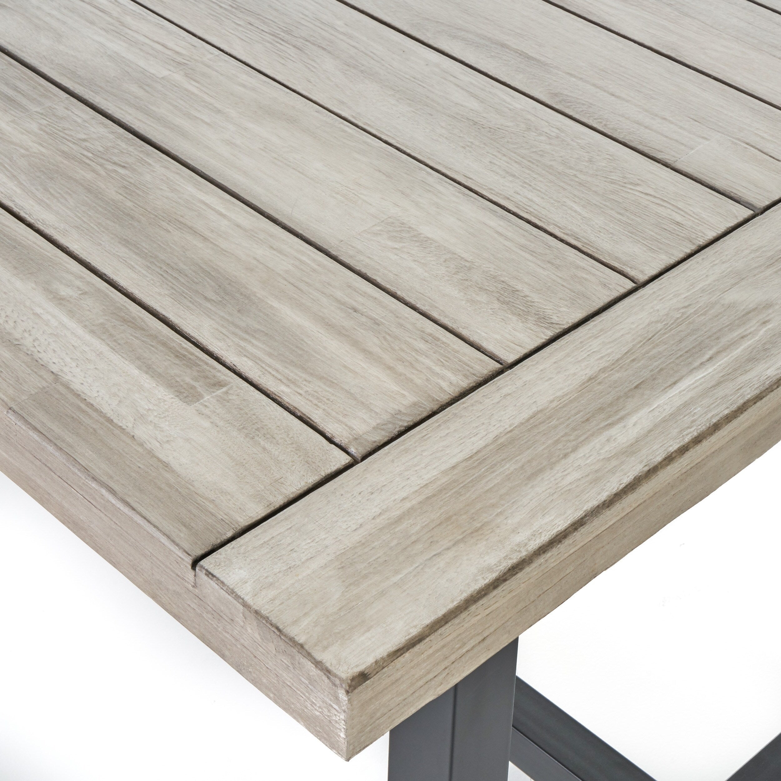 Ensemble de salle à manger d'extérieur 3 pièces en acacia Carlisle par Christopher Knight Home