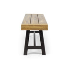 Banc d'extérieur en bois d'acacia Carlisle par Christopher Knight Home