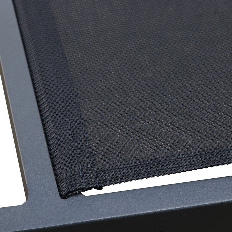 Ensemble de salle à manger d'extérieur Carlo 9 pièces en imitation bois et plastique pour 8 personnes, table extensible et chaises empilables