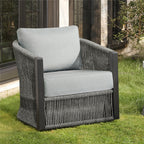 Ensemble de bistrot d'extérieur Carlos avec chaise pivotante