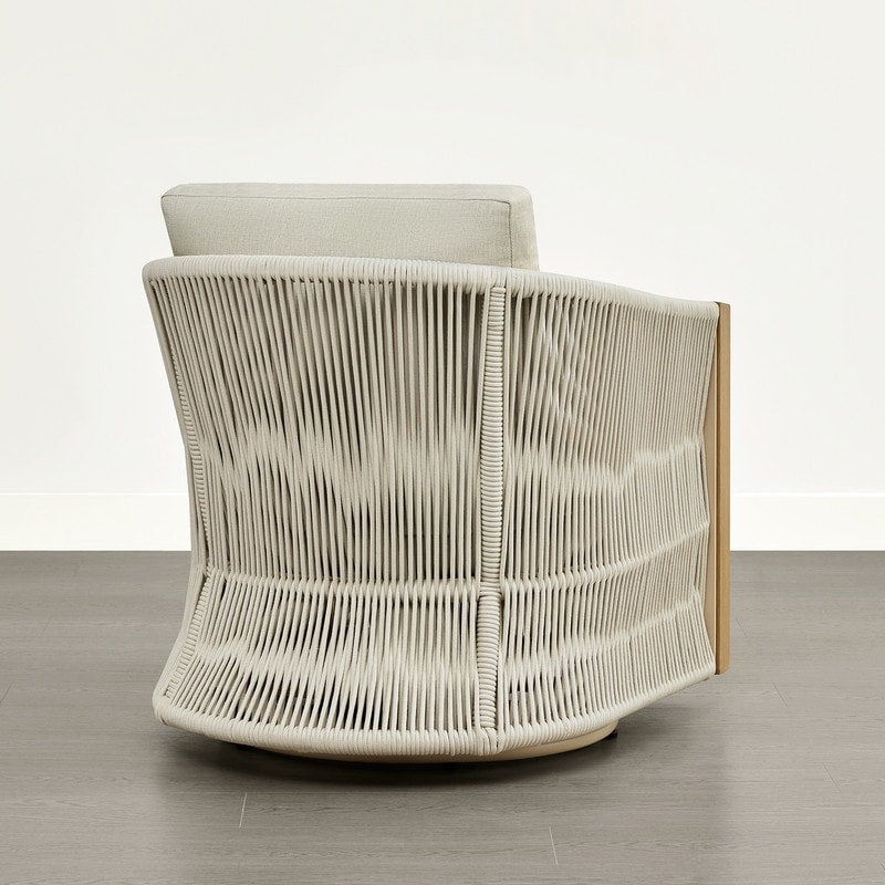 Ensemble de bistrot d'extérieur Carlos avec chaise pivotante