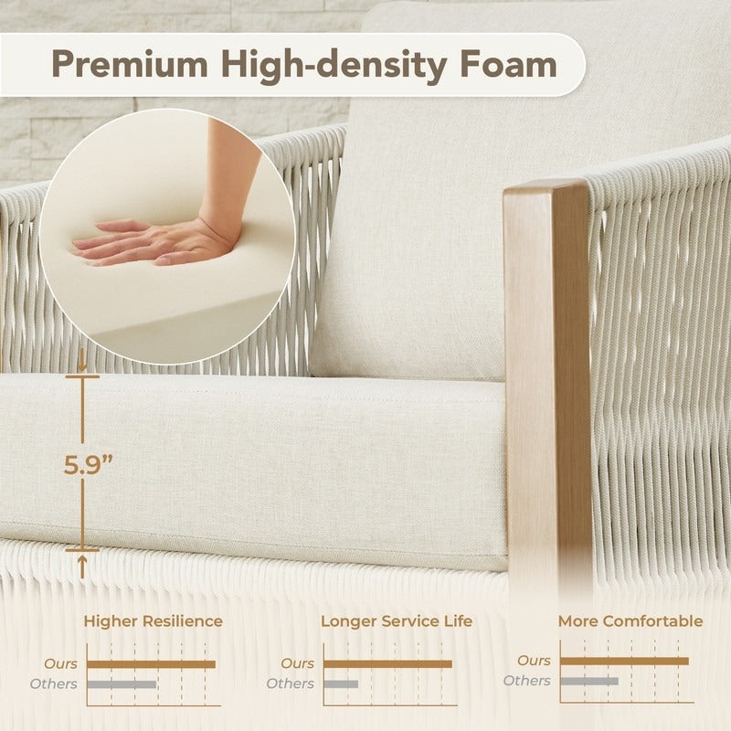 Ensemble de bistrot d'extérieur Carlos avec chaise pivotante