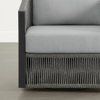 Ensemble de bistrot d'extérieur Carlos avec chaise pivotante