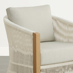 Ensemble de bistrot d'extérieur Carlos avec chaise pivotante