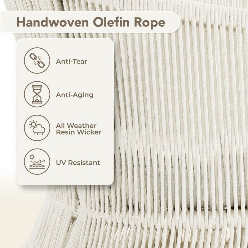 Ensemble de bistrot d'extérieur Carlos avec chaise pivotante