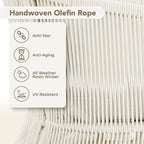 Ensemble de bistrot d'extérieur Carlos avec chaise pivotante