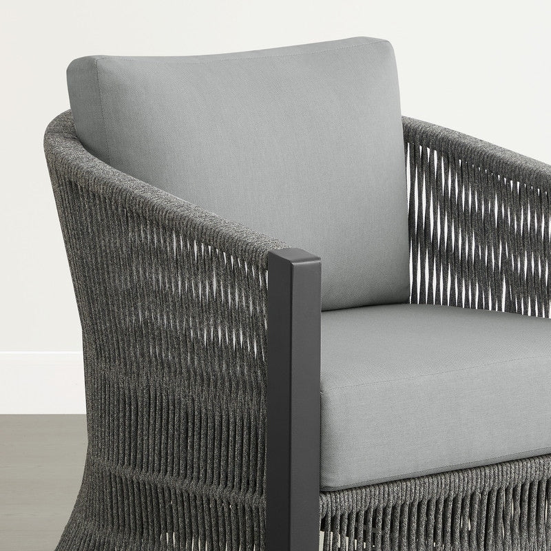 Ensemble de bistrot d'extérieur Carlos avec chaise pivotante