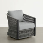 Ensemble de bistrot d'extérieur Carlos avec chaise pivotante