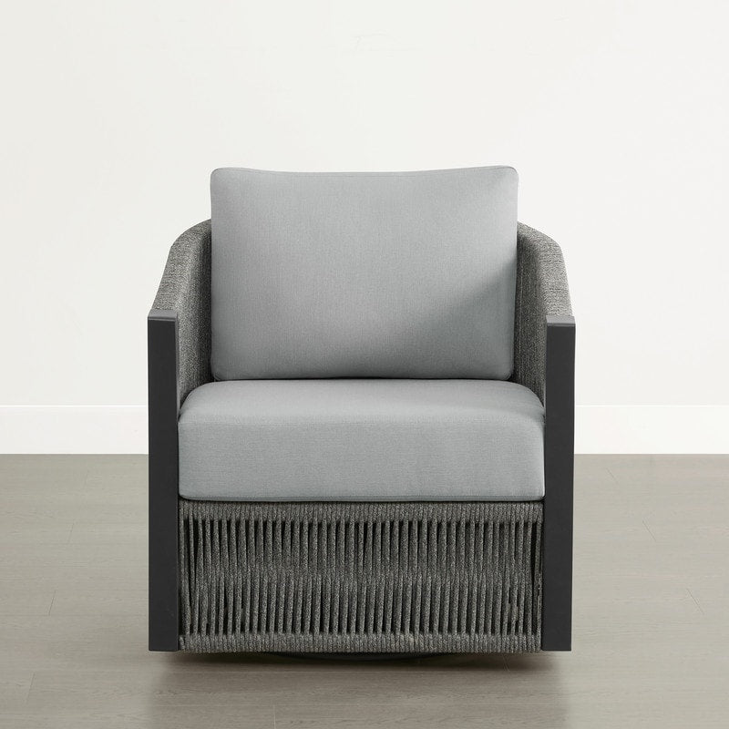 Ensemble de bistrot d'extérieur Carlos avec chaise pivotante