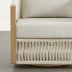 Ensemble de bistrot d'extérieur Carlos avec chaise pivotante