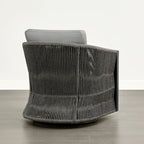 Ensemble de bistrot d'extérieur Carlos avec chaise pivotante