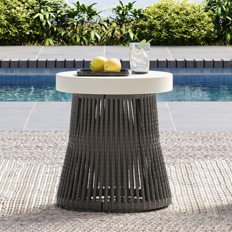 Ensemble de bistrot d'extérieur Carlos avec chaise pivotante