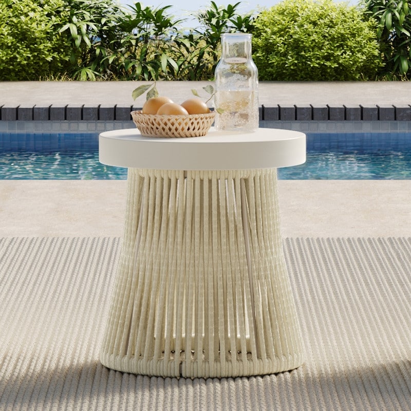 Ensemble de bistrot d'extérieur Carlos avec chaise pivotante