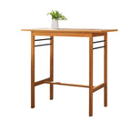 Table et chaises de bar à hauteur de comptoir en bois Carlton Honey Patio