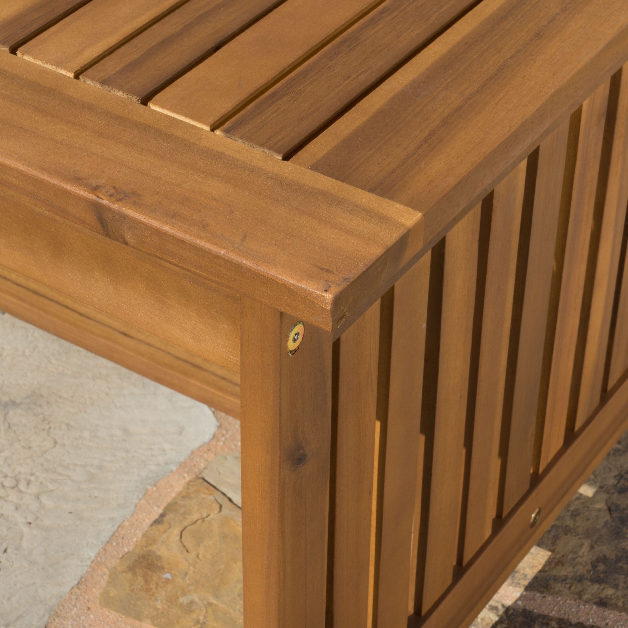 Ensemble de canapés d'extérieur Carolina 4 pièces en acacia de Christopher Knight Home - Sièges de patio élégants et confortables