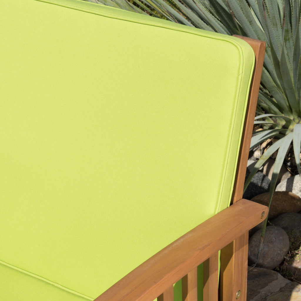 Ensemble de canapés d'extérieur Carolina 4 pièces en acacia de Christopher Knight Home - Sièges de patio élégants et confortables