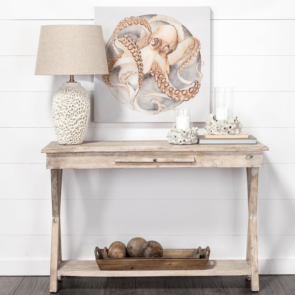 Sphères décoratives en bois naturel Carrick (lot de 3) - 5,0 L x 5,0 l x 5,0 H