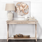 Sphères décoratives en bois naturel Carrick (lot de 3) - 5,0 L x 5,0 l x 5,0 H